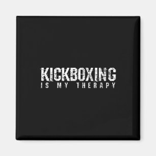 Aimant Cadeaux d'arts martiaux de kickboxing Boxe 