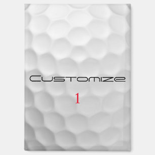 Aimant Cadeaux de balles de golf personnalisés Série Sign