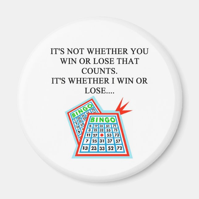 Aimant cadeaux de bingo (Devant)