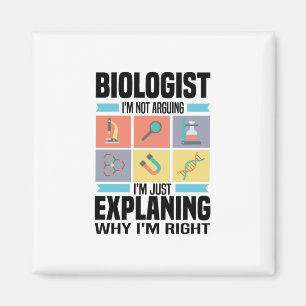 Aimant Cadeaux de biologie   Biologistes Enseignant Scien