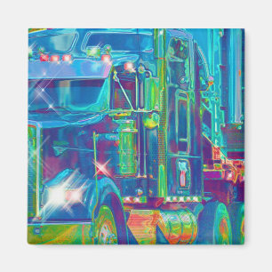 Aimant Cadeaux de CAMIONNEURS d'INSTALLATION de CAMION de