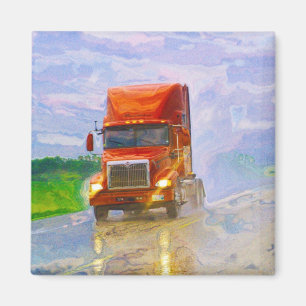 Aimant Cadeaux de CAMIONNEURS d'INSTALLATION de CAMION de
