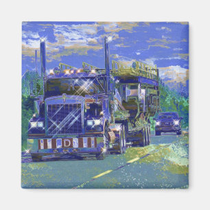 Aimant Cadeaux de CAMIONNEURS d'INSTALLATION de CAMION de