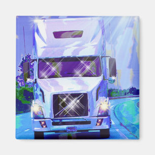 Aimant Cadeaux de CAMIONNEURS d'INSTALLATION de CAMION de