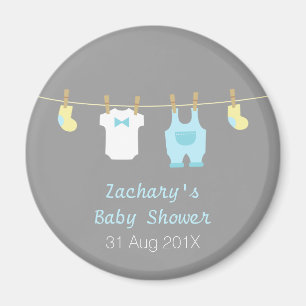 Aimant Cadeaux de fête pour Baby Shower pour garçon migno