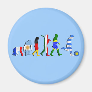 Aimant Cadeaux de futboll d'évolution du football du