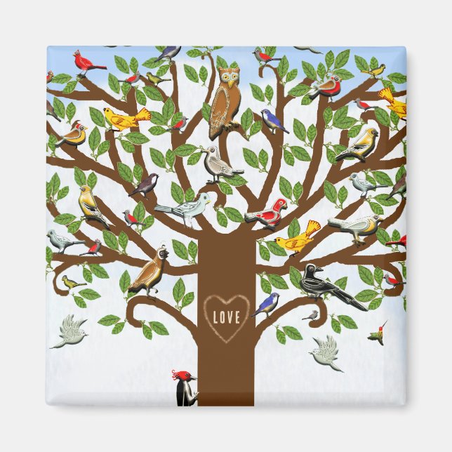 Aimant Cadeaux de la famille de la réunion (Devant)