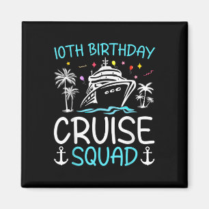 Aimant Cadeaux de l'équipage de croisière pour 10e annive