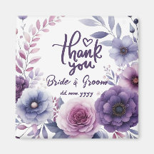 Cadeaux de Mariage Remerciement avec Cadre Floral 