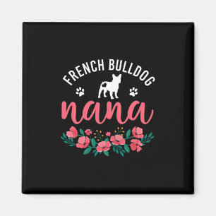 Aimant Cadeaux de Nana Bulldog Femmes Amoureux de Chien d