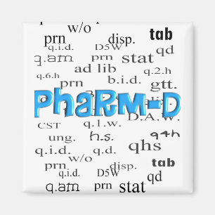 Aimant Cadeaux de Pharm-D d'étudiant de pharmacie