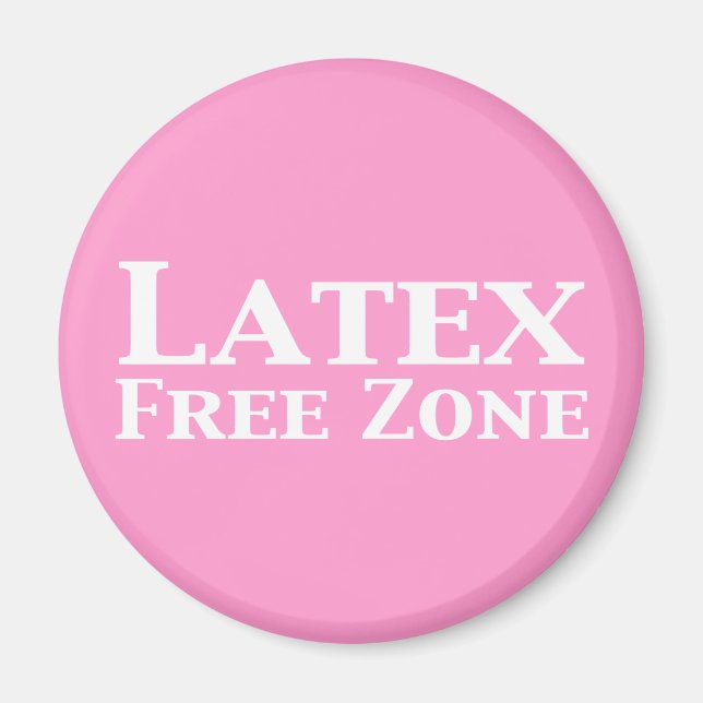 Aimant Cadeaux de zone libre Latex (Devant)