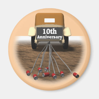 Aimant Cadeaux du 10e anniversaire du Mariage