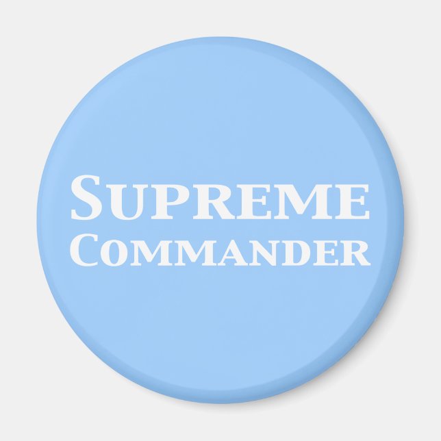 Aimant Cadeaux du commandant suprême (Devant)