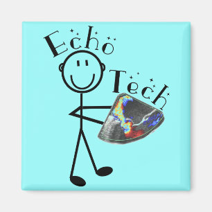 Aimant Cadeaux Echo Tech (Technicien Echo Cardiac)