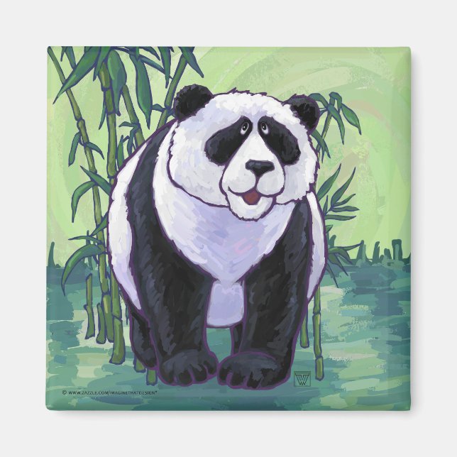 Aimant Cadeaux et accessoires pour ours Panda (Devant)