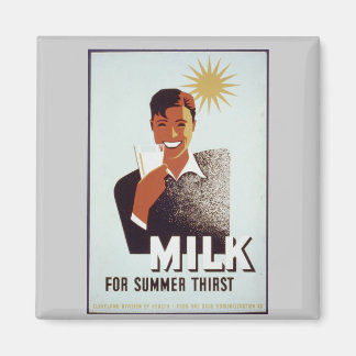 Aimant Cadeaux et T-shirts au lait cru