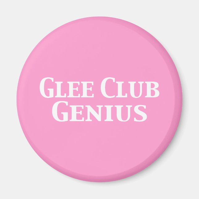 Aimant Cadeaux Glee Club Genius (Devant)