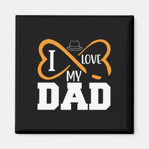 Aimant Cadeaux papa J'aime mon père