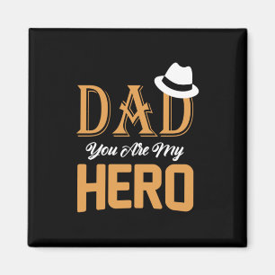 Aimant Cadeaux Papa Papa Tu Es Mon Héros