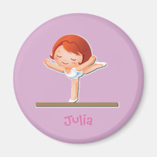Aimant Cadeaux personnalisés de gymnastique