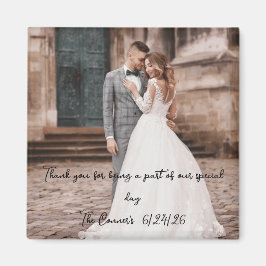 AIMANT CADEAUX POUR LES INVITÉS DE MARIAGE