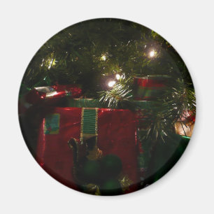 Aimant Cadeaux sous l'arbre Noël