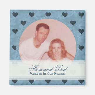Aimant Cadre du Coeur Bleu : Mémorial