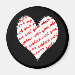 Aimant Cadre photo Valentine