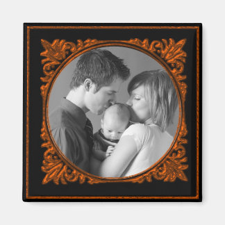 Aimant Cadre rouge et noir