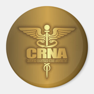 Aimant Caducée d'or (CRNA)