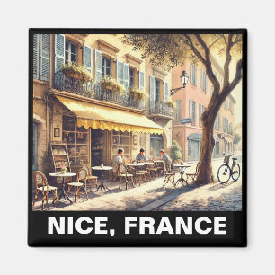 Aimant Café calme à Nice France Mug