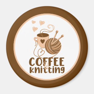 Aimant café et Tricot