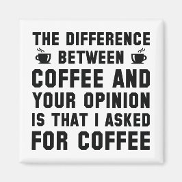 Aimant Café Et Votre Opinion