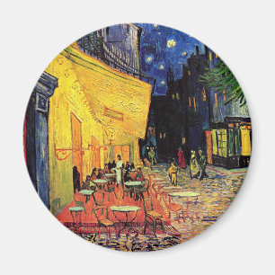 Aimant Café Terrasse à la nuit par Vincent van Gogh