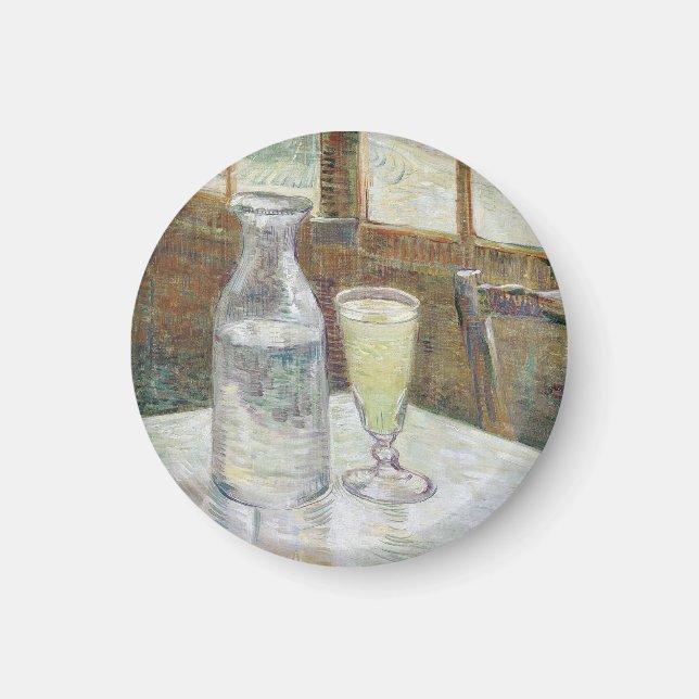 Aimant Café Vincent Van Gogh Table avec Absinthe (Devant)