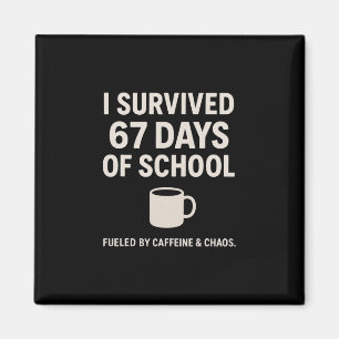 Aimant Caféine et chaos drôle professeur élève 6-7 Meme