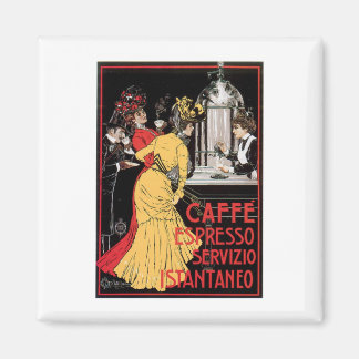 Aimant Caffe Espresso Café Vintage Boisson et art