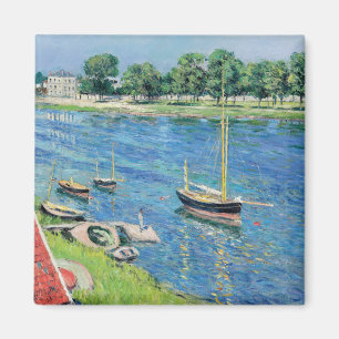 Aimant Caillebotte - La Seine à Argenteuil, Bateaux à l'a