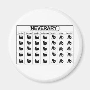 Aimant Calendrier Neverary