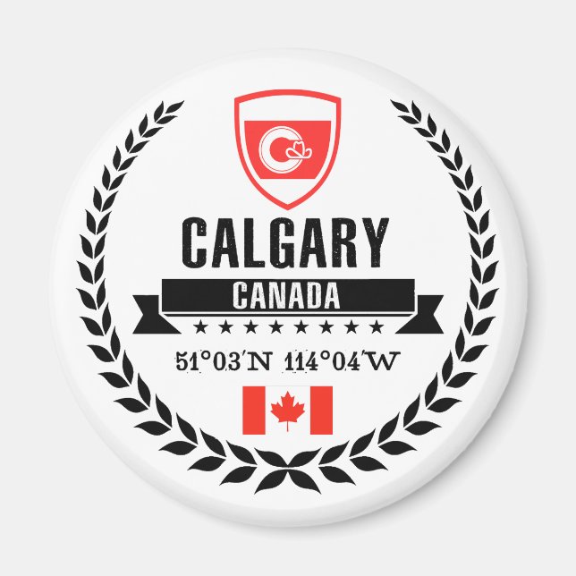 Aimant Calgary (Devant)