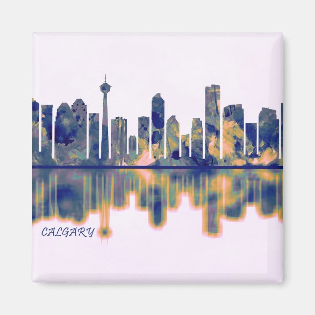 Aimant Calgary Skyline (Devant)