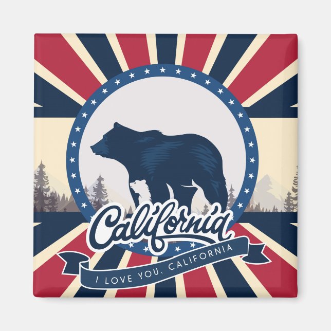 Aimant Californie (Devant)