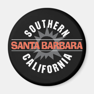 Aimant Californie du Sud - Père Noël Barbara