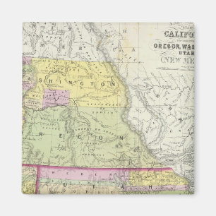 Aimant Californie, Oregon, Washington, Utah, Nouveau-Mexi