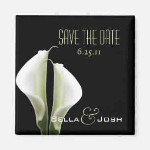 Aimant Calla Lillies Enregistrer l'aimant de date
