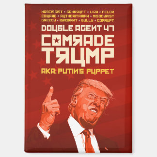 Aimant Camarade Trump : le double agent (la marionnette d