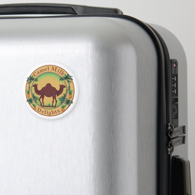 Aimant Camel Milk Delights-Tropical Camel Palm Pineapple (In Situ (Bagages))