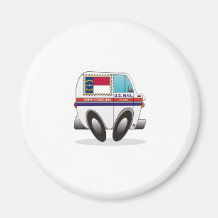 Aimant Camion de courrier NORTN CAROLINA