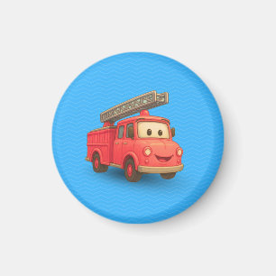 Aimant Camion d'incendie Leo & Juju